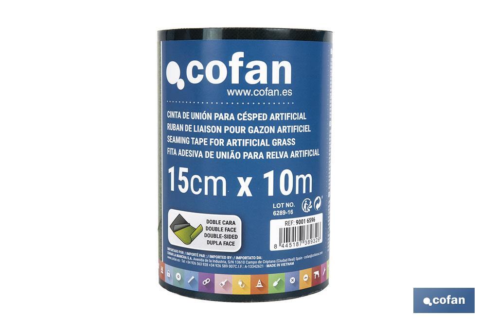 Double-sided artificial grass seaming tape | Available in two different sizes - Cofan