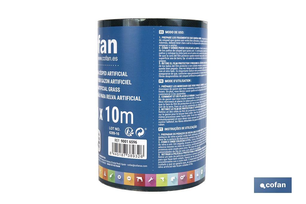 Double-sided artificial grass seaming tape | Available in two different sizes - Cofan