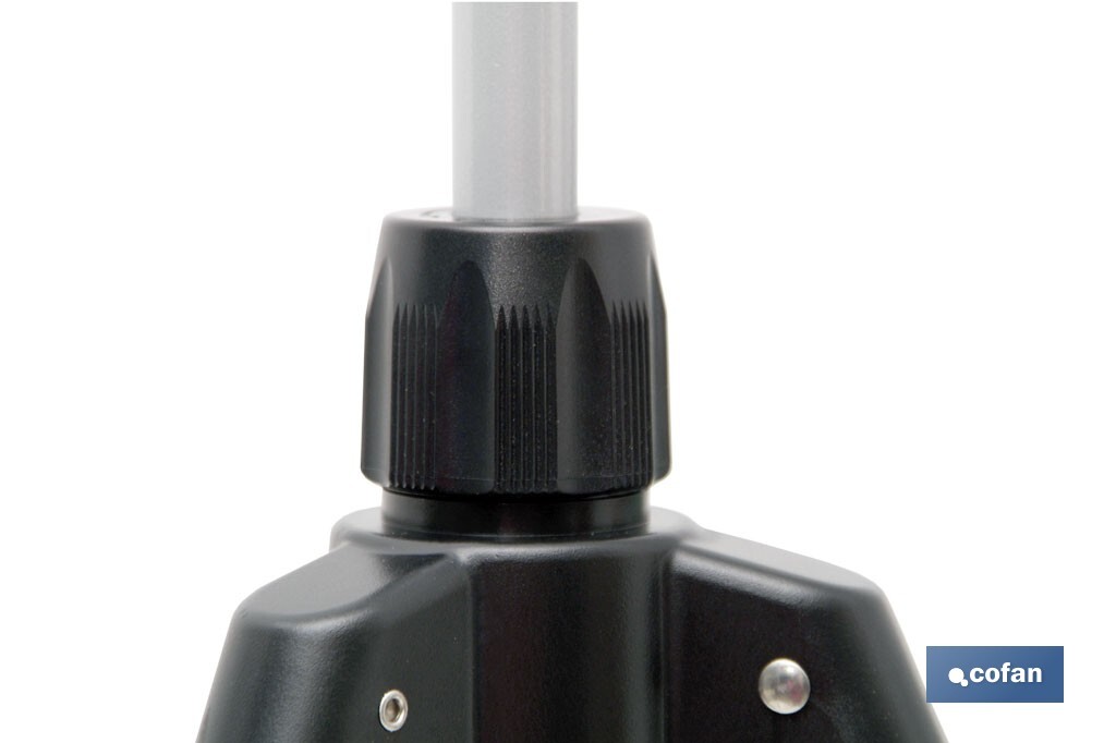 Aspersor 4 posiciones | Con trípode telescópico | Adecuado para el riego de jardines y césped - Cofan