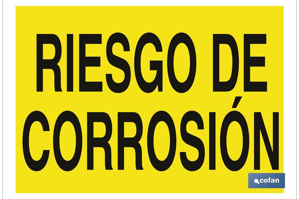 Riesgo de corrosión - Cofan