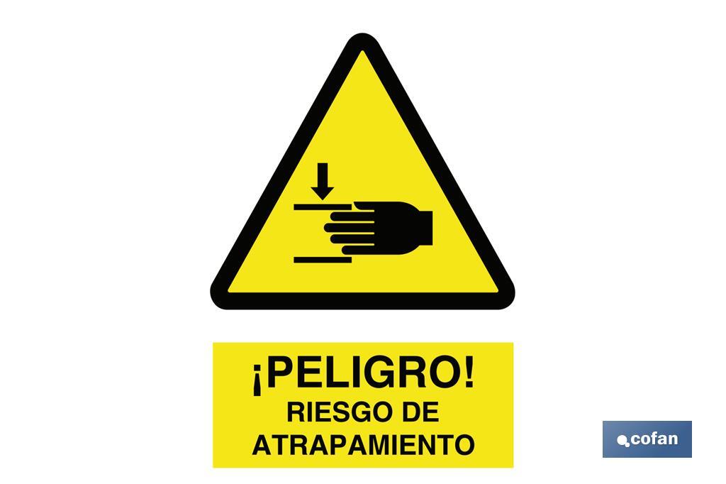 ¡Peligro! riesgo de atrapamiento - Cofan