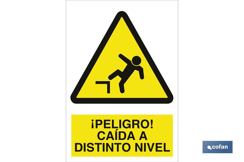 Danger! Falls on a different level - Cofan