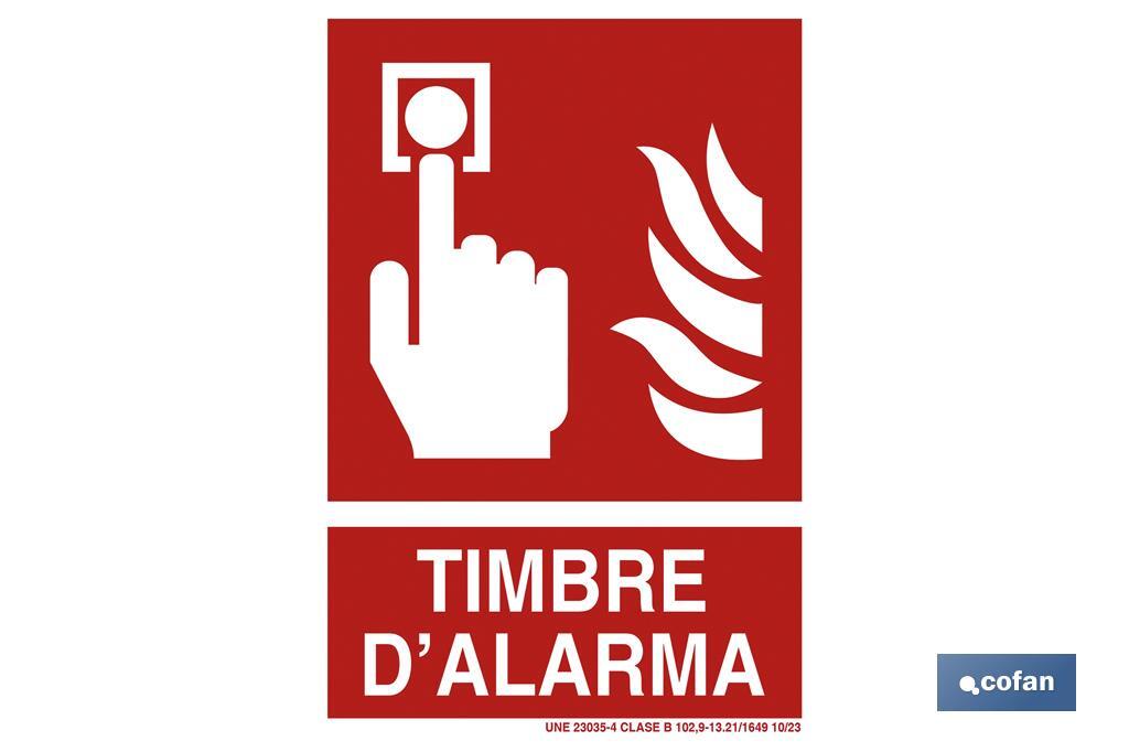 Timbre d'Alarma - Cofan