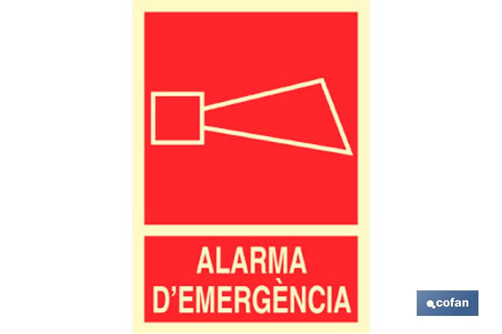 Alarme d'Urgence - Cofan