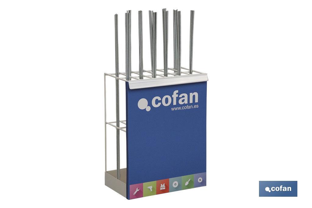 THREADED ROD DISPLAY STAND - Cofan