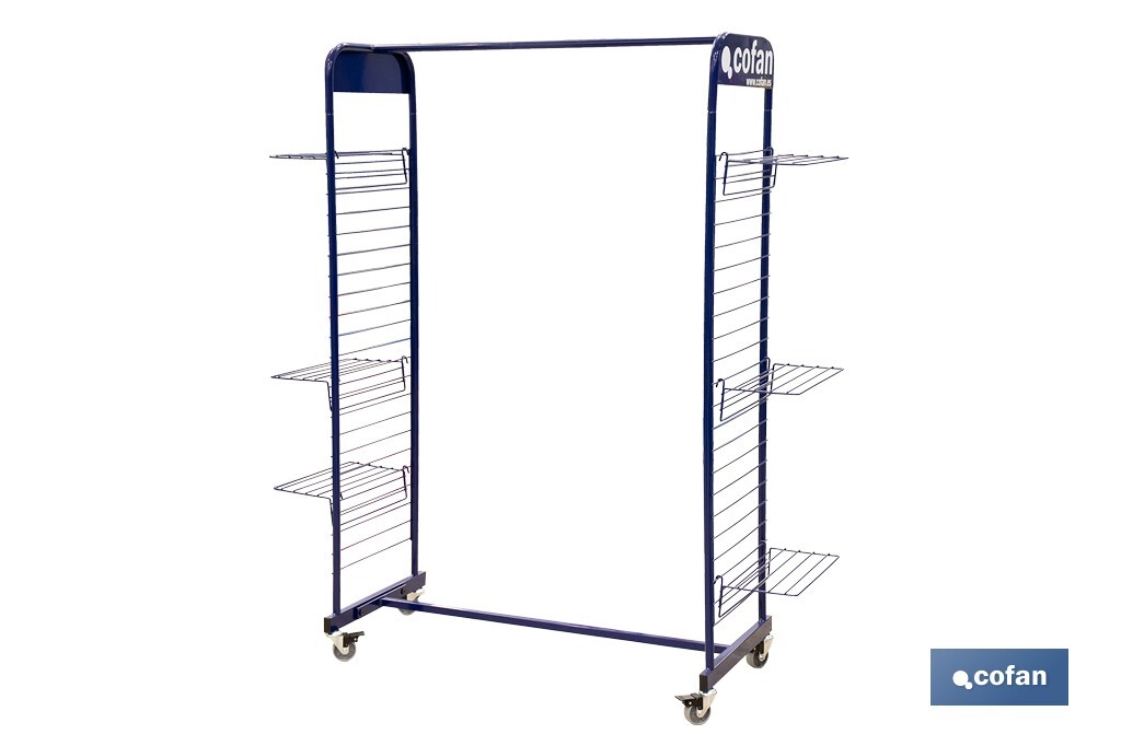 DISPLAY STAND FOR CLOTHES, FOOTWEAR AND GLOVES - Cofan