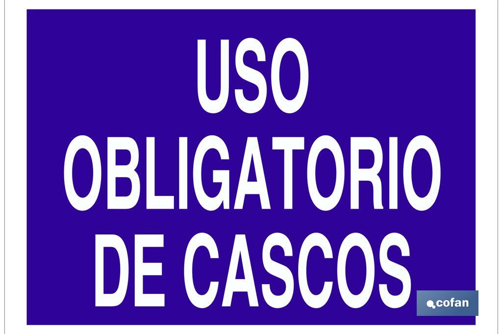 Uso obligatorio de cascos - Cofan