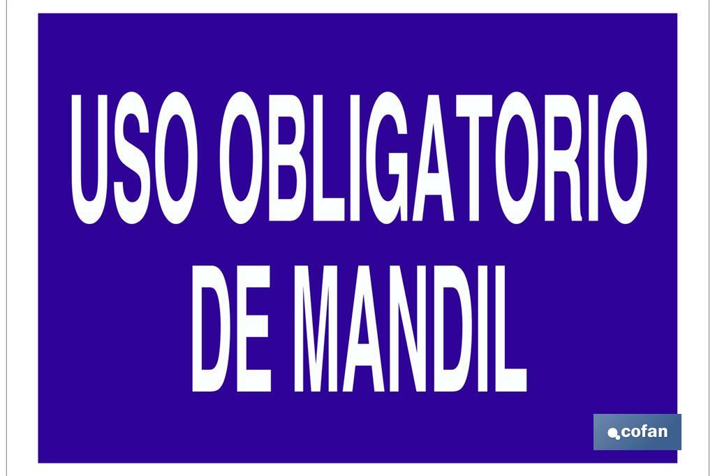 Uso obligatorio de mandil - Cofan