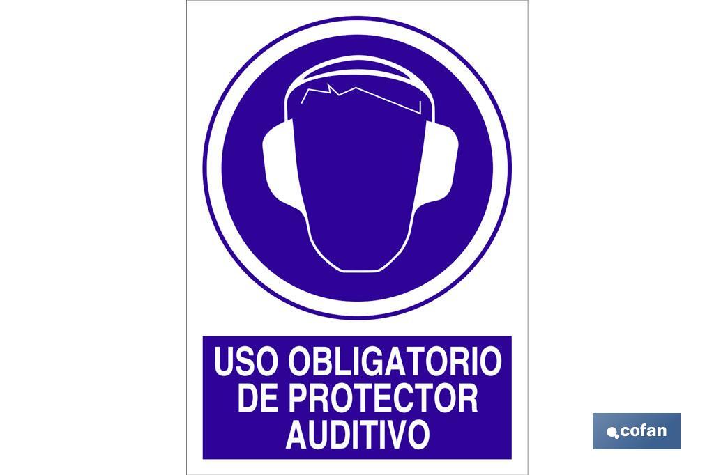 Uso obrigatório de proteção auditivo - Cofan