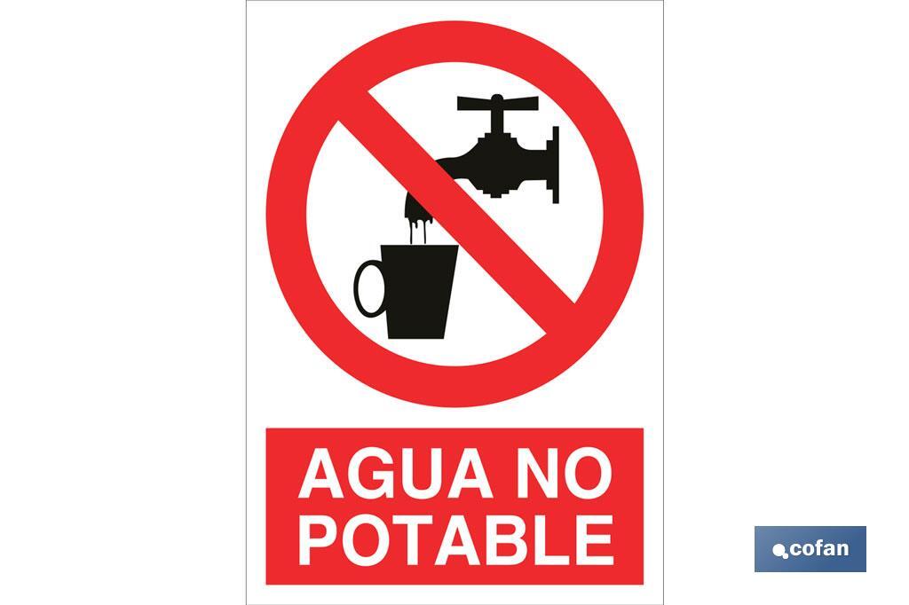 Agua no potable - Cofan