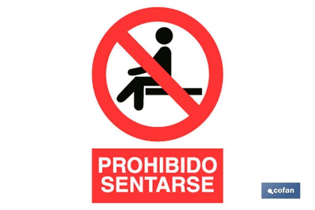 Prohibido sentarse - Cofan