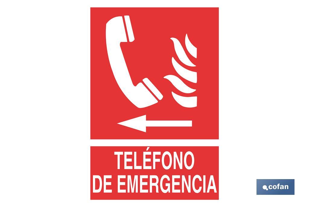 Teléfono de emergencia - Cofan