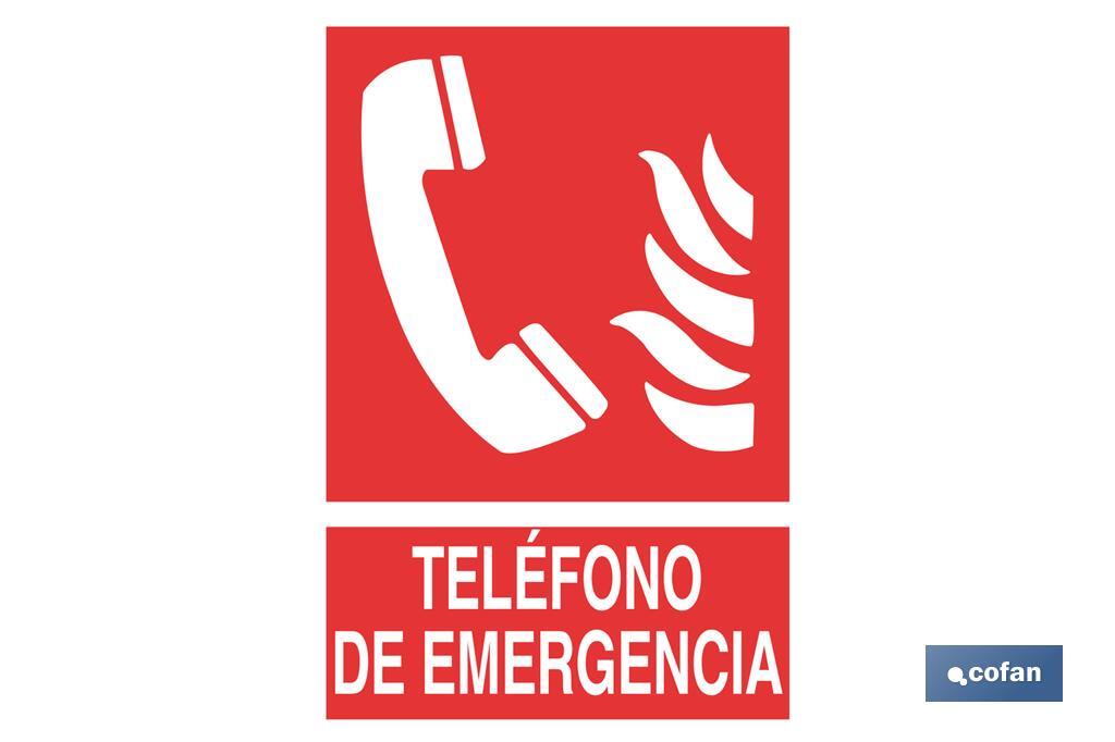 Teléfono de emergencia - Cofan