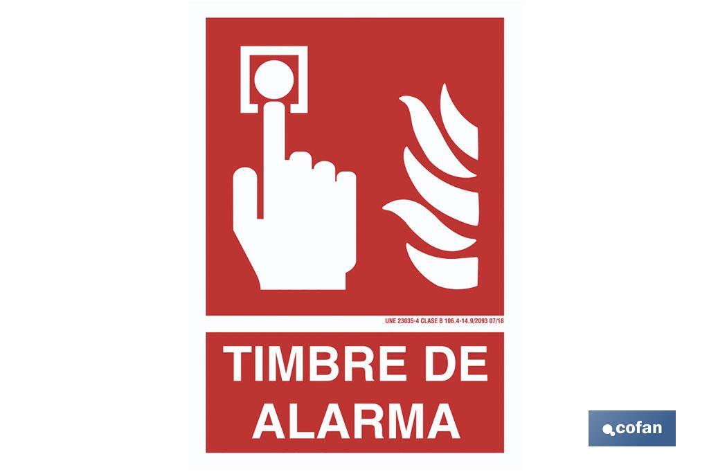 Timbre de alarma - Cofan