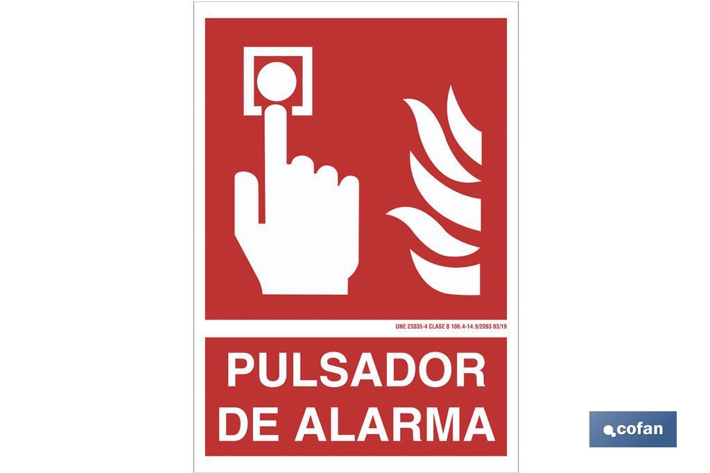 Pulsador de alarma - Cofan