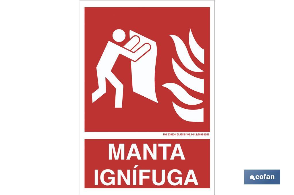 Manta ignifuga