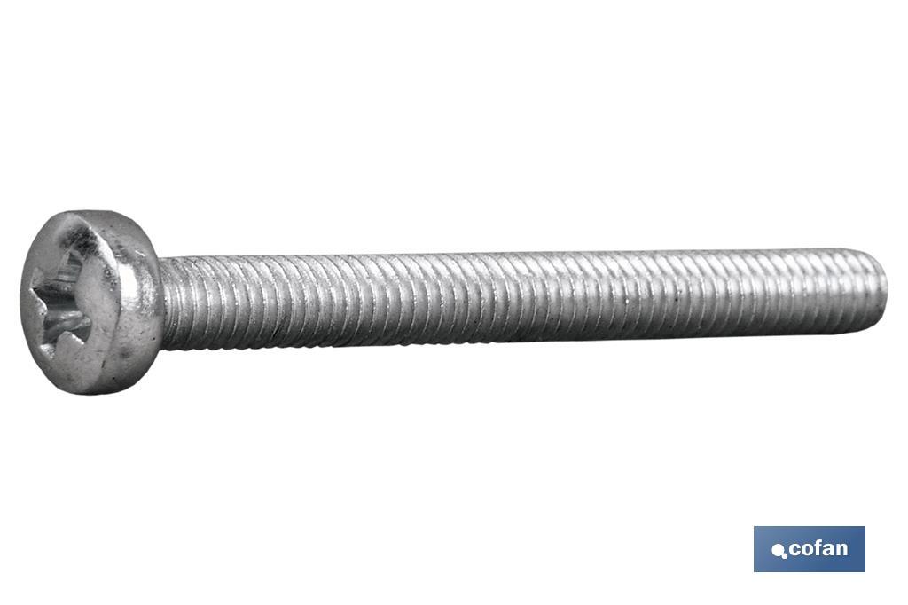 Screw DIN 7985 St. Steel A-2 - Cofan