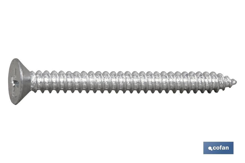 Tornillo DIN 7982 INOX A-4 - Cofan