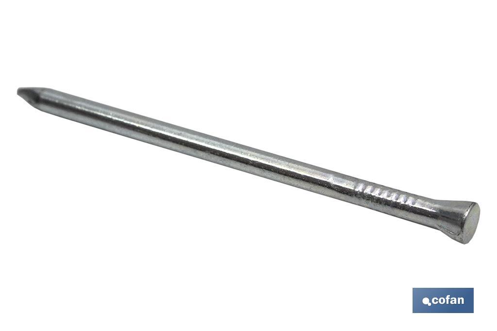 Steel tip, Conic head "Zinc plated" - Cofan