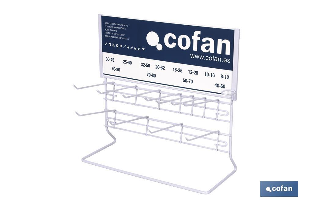 Hose clamp Display Stand - Cofan