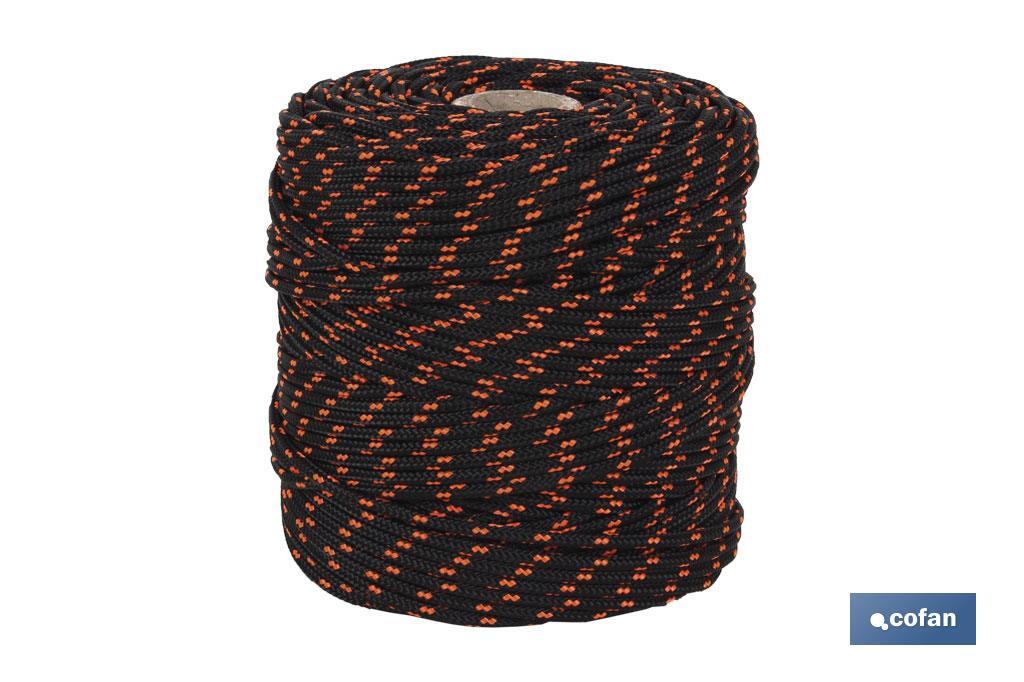 Cuerda "HIPPIE" Negro/Naranja - Cofan