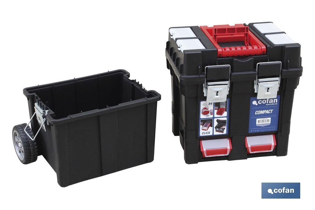 Caja Herramientas "Compact" con ruedas - Cofan