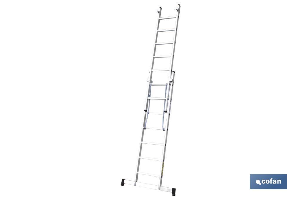 Aluminium ladder 2 steps EN 131 - Cofan