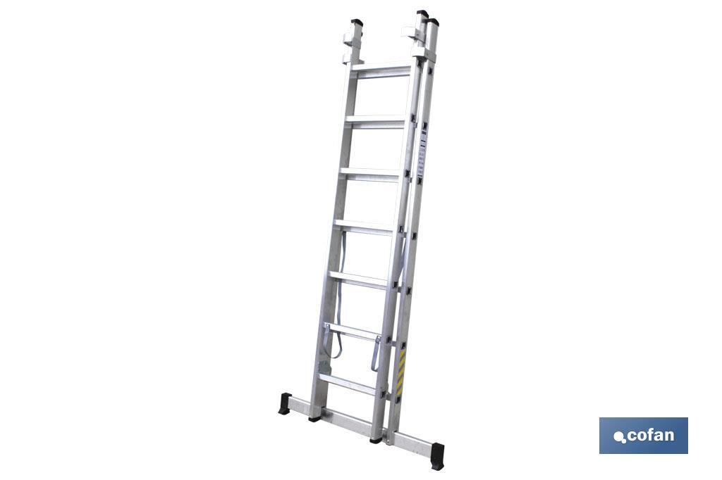 Aluminium ladder 2 steps EN 131 - Cofan