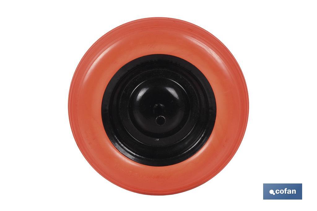 Rueda impinchable de obra | Con varillas Ø 20 mm | Para pesos de 140 kg - Cofan