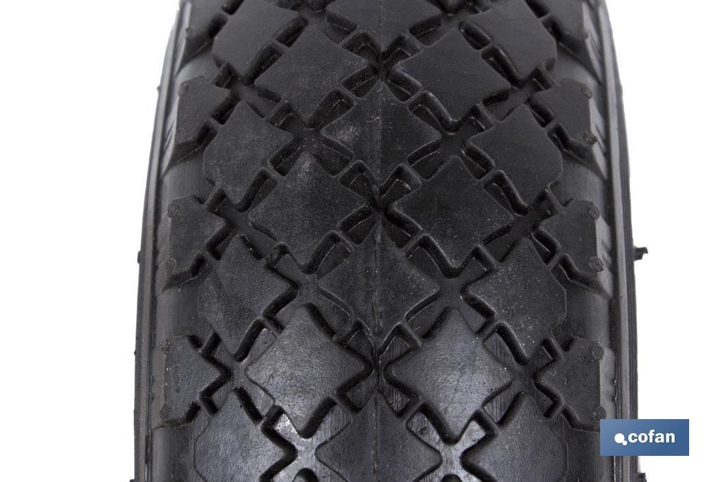 Warehouse wheelbarrow pneumatic tyre, with ribs - Cofan