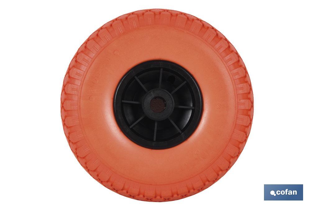 Wheel for hand trucks and sack trucks | With bearing | Manufactured with pneumatic ABS tyre - Cofan
