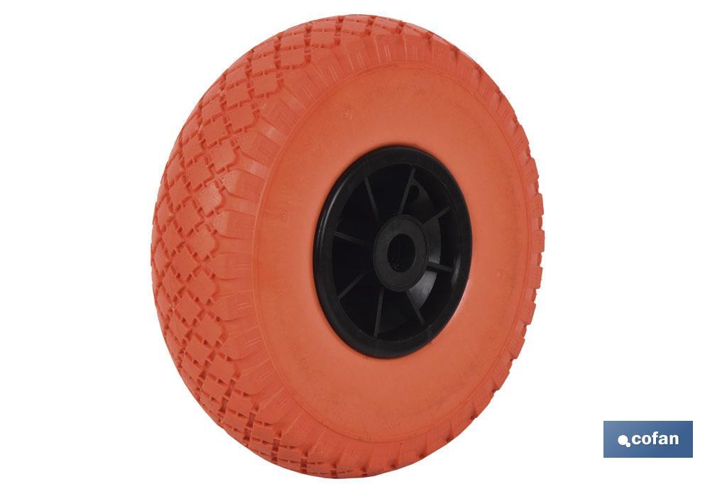 Wheel for hand trucks and sack trucks | With bearing | Manufactured with pneumatic ABS tyre - Cofan