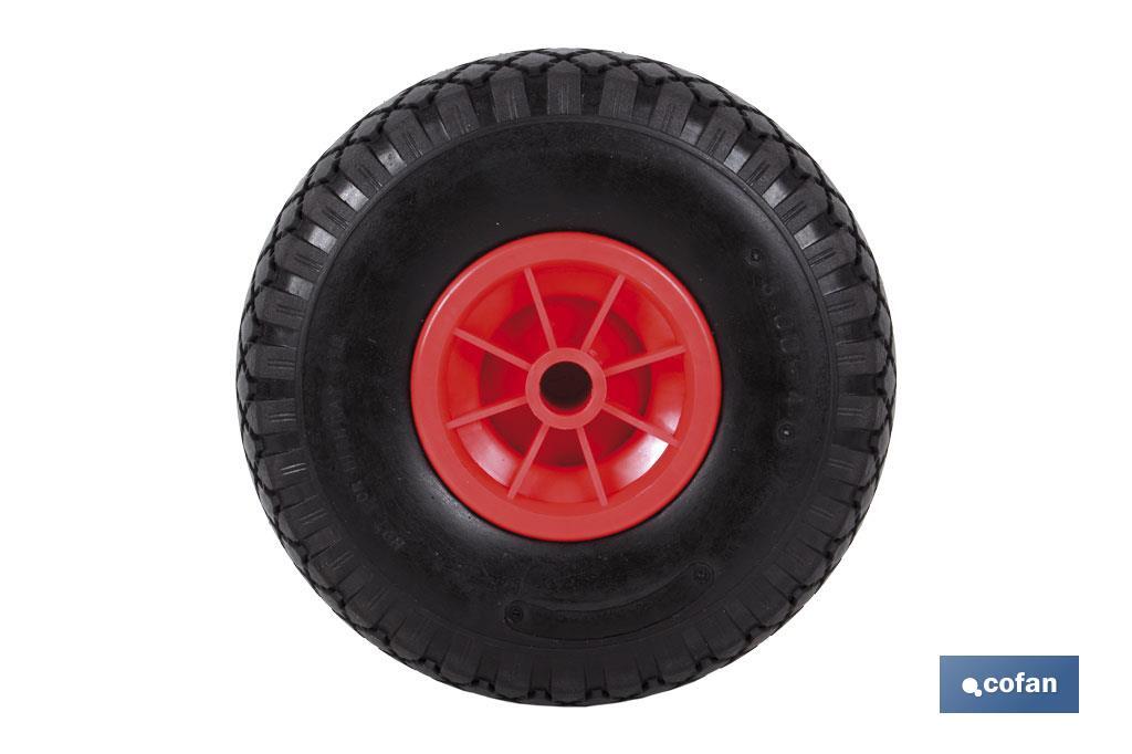 Wheel for hand trucks and sack trucks | With no bearing | Manufactured with flat-free ABS tyre - Cofan