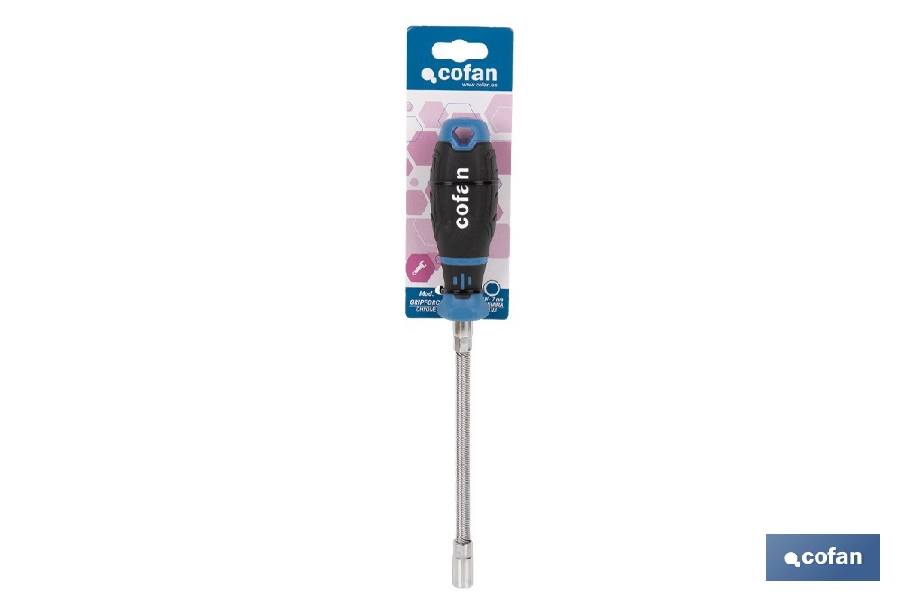 Destornillador flexible con hexágono Gripforce SW hembra - Cofan