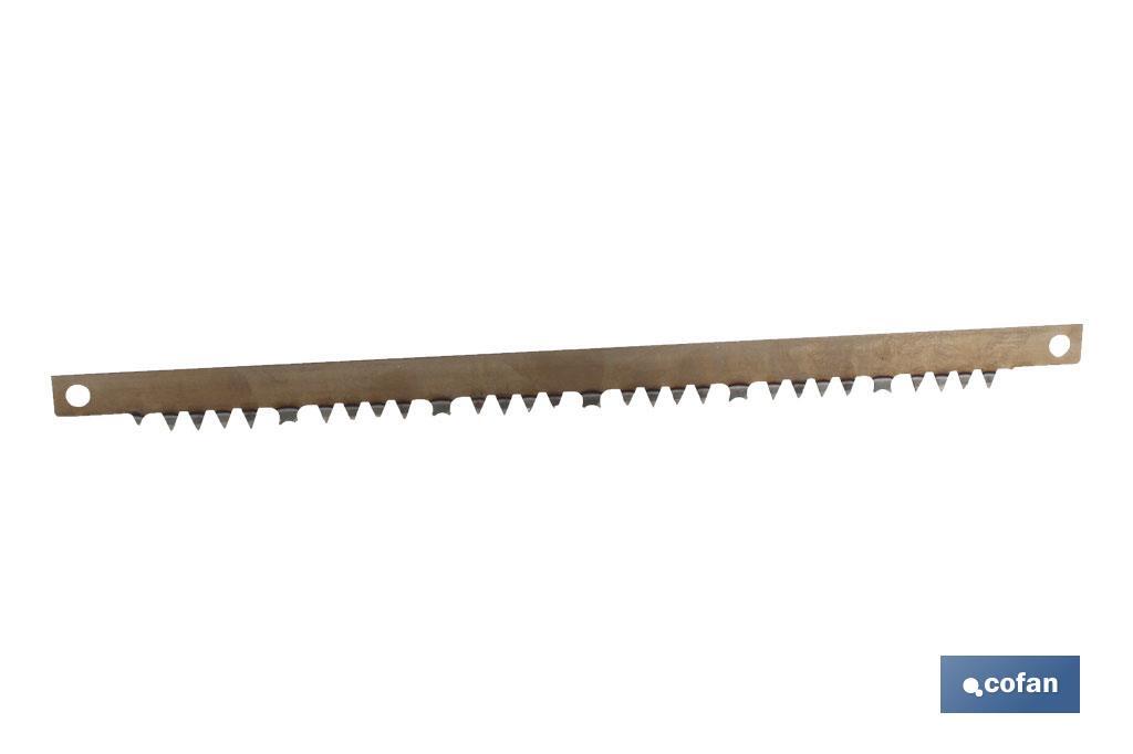 Universal saw blade for special hacksaw | Suitable for green wood | Available in various sizes - Cofan