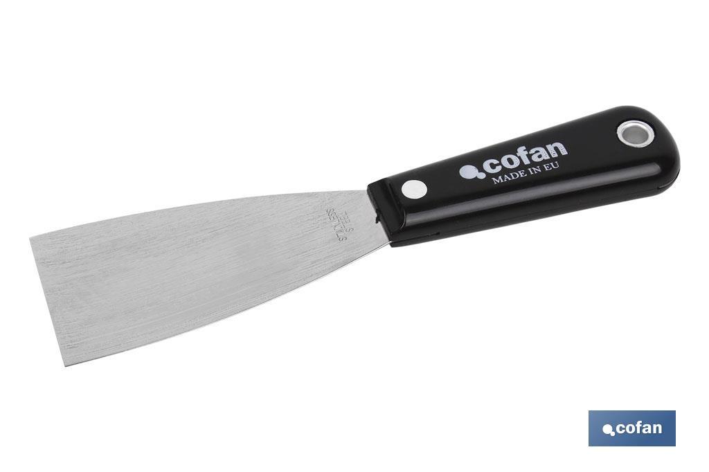 Spatule | Fabriquée en Acier Inoxydable | Avec Manche ABS | Plusieurs dimensions disponibles - Cofan