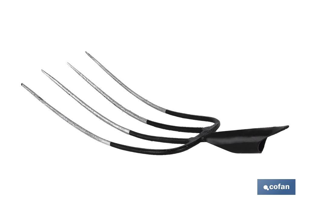 Digging fork forged in special steel | Handle not included | Available in 6 tines - Cofan