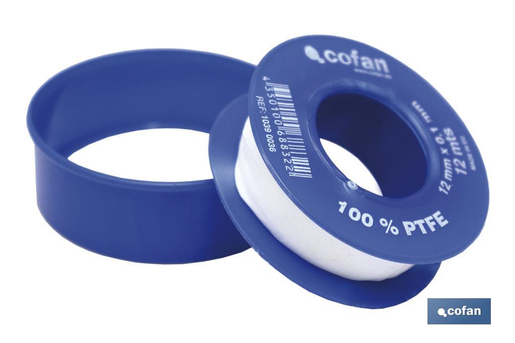 Rolo PTFE de 12mm x 0,10mm - Cofan