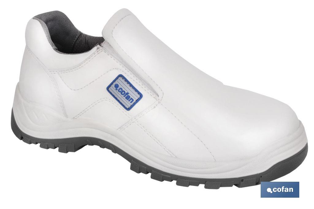 Mocassim Pele Branco Mod. Casual - Cofan