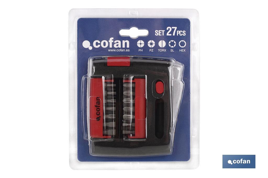 Kit of 1/4" bits - Cofan