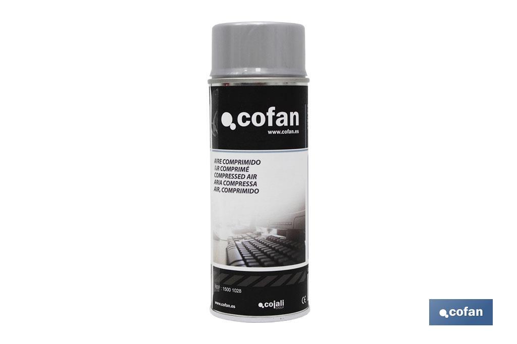Compressed Air Duster Spray | 400ml Container | Dry cleaning - Cofan
