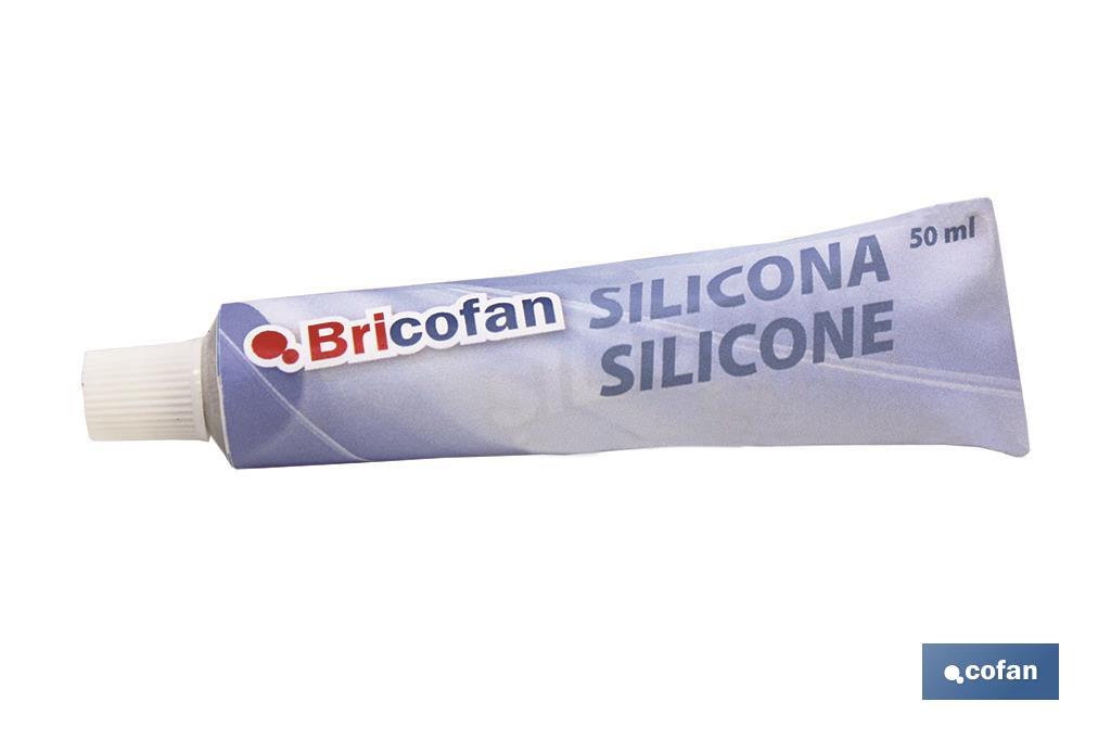 Silicona Transparente 50ml. - Cofan