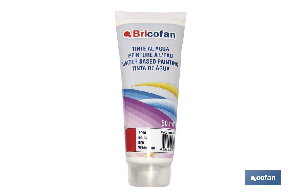 Water-based colorant for tinting paint | 50ml Tube | Several Colours - Cofan