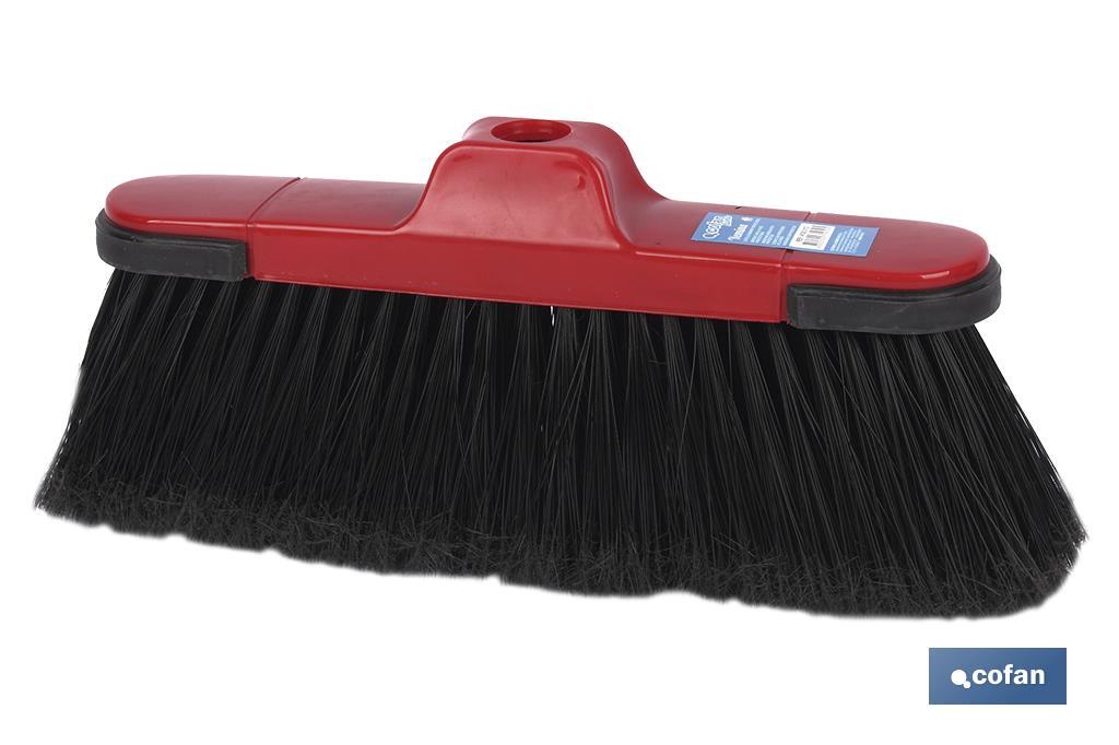 Broom | With two rubber protections in both sizes | Suitable for indoor use - Cofan