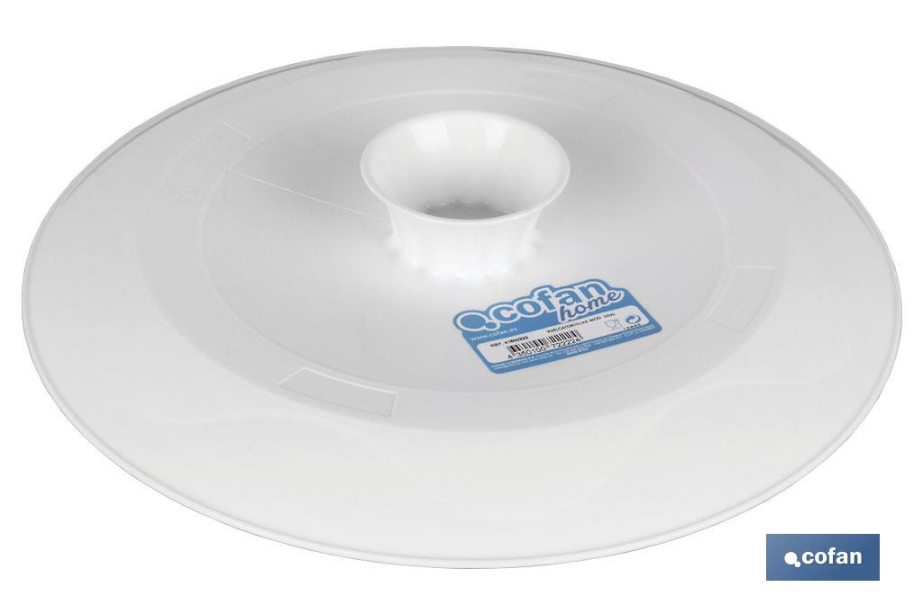 Omelette flipper lid with knob | Polypropylene, suited for food handling | Size: 29 x 29 x 5cm - Cofan