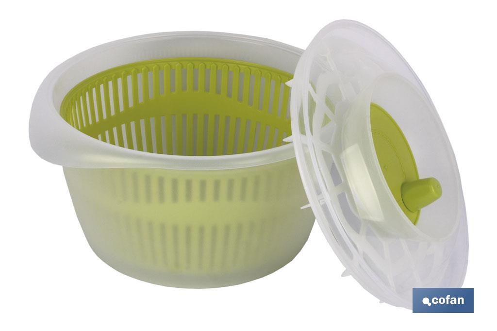 Salad spinner | Light green | Polypropylene | Size: 27 x 18cm - Cofan