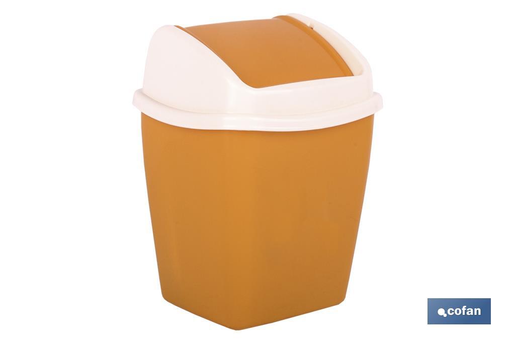 Yellow swing top bin - Cofan