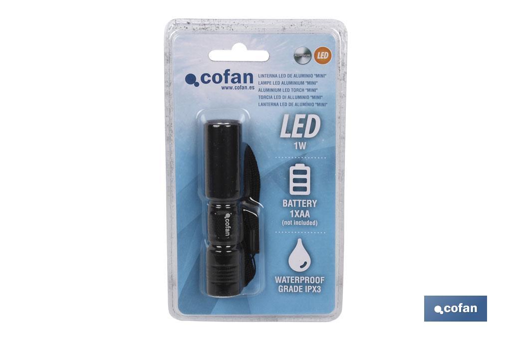 Lanterna Alumínio LED MINI - Cofan