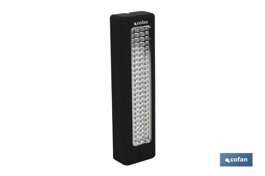 RECTANGULAR 72 LED LAMP MAGNET/HOOK - Cofan