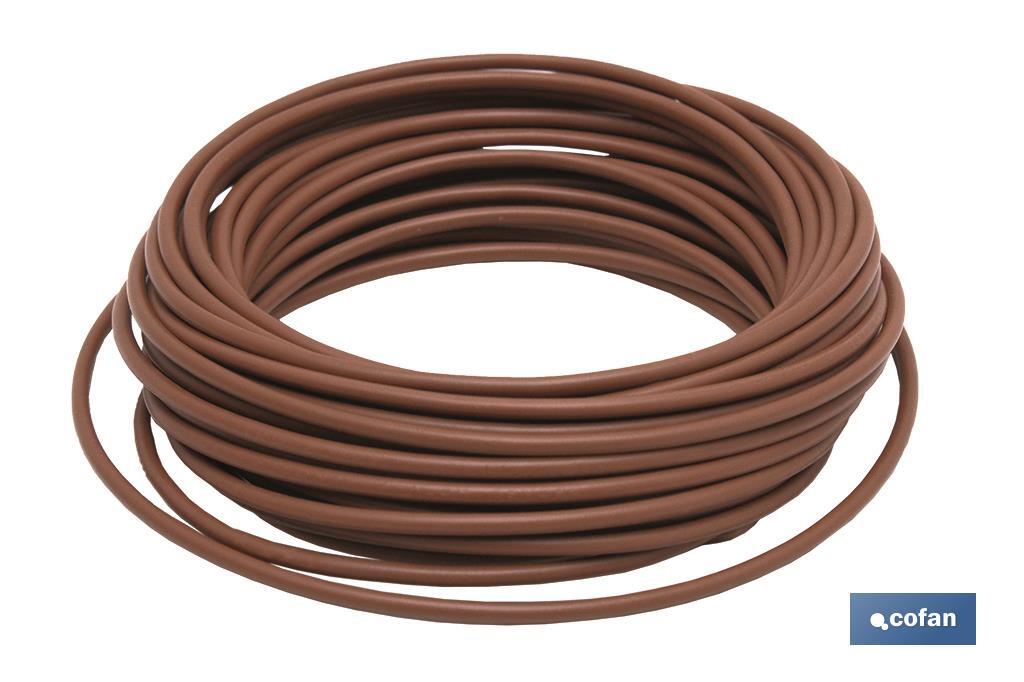 Lot De 6 Fils électriques H07V-K 1,5 Mm² - 5m Chaque Couleur (noir, Marron, Gris, Vert/jaune, Bleu, Rouge)